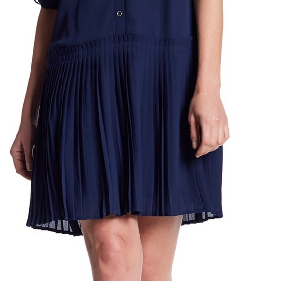 DR2 Daniel Rainn Shirt Dress Blue Medium - Picture 4 of 6